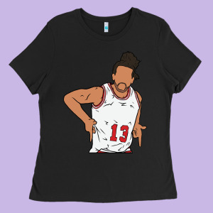 Joakim Noah Holster Celebration Ladies Tee Designed By Tuandangui