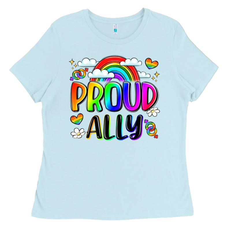 Proud Ally Ladies Tee by LillyAllenDesigns | Teevron