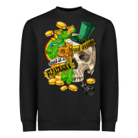Black when you are dead inside but its st.patricks Heavyweight Sweatshirt - FaDigitalArtStudio