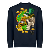 Navy when you are dead inside but its st.patricks Heavyweight Sweatshirt - FaDigitalArtStudio