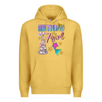 Antique Gold birthday girl 7 Premium Hoodie - BundleAndBundleShop