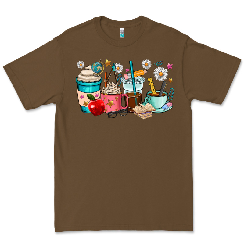 Teacher Coffee Cups Premium Tee by RanaPortraitStore | Teevron