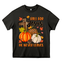 Asphalt fall for jesus he never leaves Heavy Core Tee - MaliasSmallBusiness