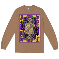 Toasted Coconut joker mardi gras skeleton Long Sleeve Tee - CowGirlArtShop