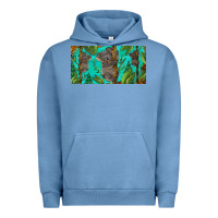 Pigment Pebble Blue koala license plate Urban Hoodie - BarkalooDesign