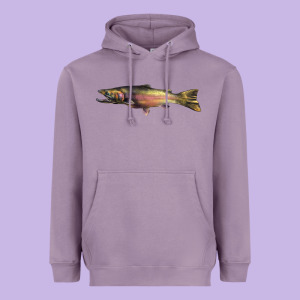 Steelhead Trout Heavyweight Hoodie Designed By Lillyallendesigns