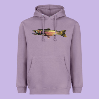 Steelhead Trout Heavyweight Hoodie Designed By Lillyallendesigns