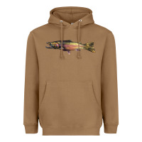Toasted Coconut Steelhead Trout Heavyweight Hoodie - LillyAllenDesigns
