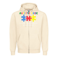 Sandshell Autistic Pride Autism Awareness Zipper Hoodie - CowhideDigitalArt
