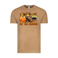 Vintage Camel Tis' the season Football yellow helmet Vintage Tee - NancyCooperArtShop