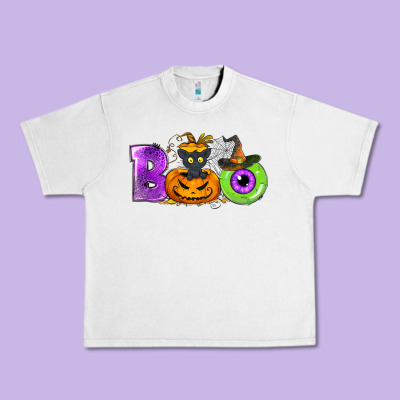 Boo Halloween Urban Heavy Tee Designed By Nancycooperartshop