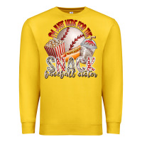Lemon i am just here for the snack baseball sister Premium Sweatshirt - RacoonDesign