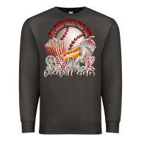 Smoke i am just here for the snack baseball sister Premium Sweatshirt - RacoonDesign