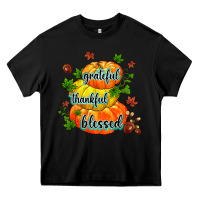 Black grateful thankful blessed Heavy Core Tee - MaliasSmallBusiness