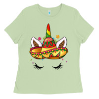 Matcha unicorn and sombrero Ladies Tee - LillyAllenDesigns
