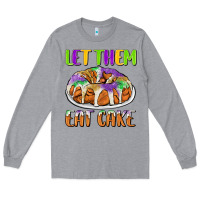 Heather Grey let them eat cake Long Sleeve Tee - CowGirlArtShop