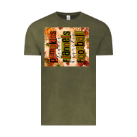 Vintage Olive Pumpkins Leaves Flannels Hayrides Football Vintage Tee - texasbilliewilder