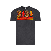 Vintage Black three up three down softball Vintage Tee - Jasminsmagicworld