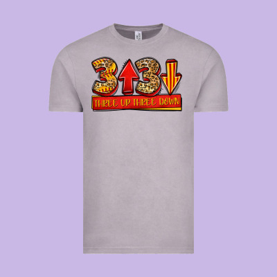 Three Up Three Down Softball Vintage Tee Designed By Jasminsmagicworld