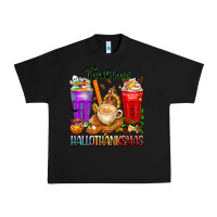 Black hallothanksmas teacher Urban Heavy Tee - texasbilliewilder