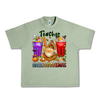 Oil Green hallothanksmas teacher Urban Heavy Tee - texasbilliewilder