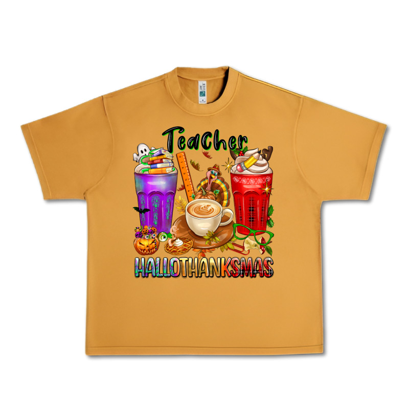 Hallothanksmas Teacher Urban Heavy Tee by texasbilliewilder | Teevron