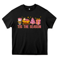 Black tis the season Heavy Core Tee - MaliasSmallBusiness