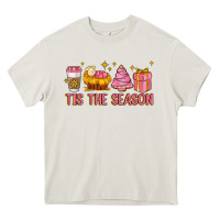 Cream tis the season Heavy Core Tee - MaliasSmallBusiness