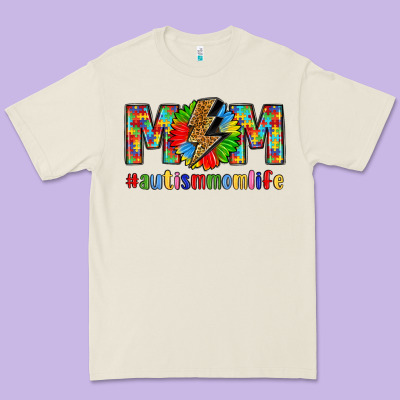 Empowering Autism Mom Life Premium Tee Designed By Lillyallendesigns