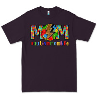 Plum empowering autism mom life Premium Tee - LillyAllenDesigns