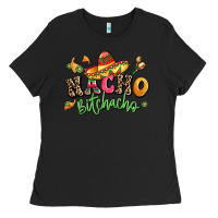 Black nacho bitchacho Ladies Tee - LillyAllenDesigns