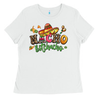 White nacho bitchacho Ladies Tee - LillyAllenDesigns