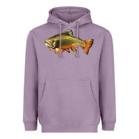 Lavender leaping brook trout Heavyweight Hoodie - LillyAllenDesigns