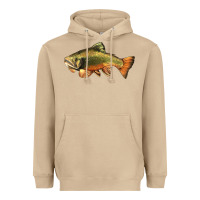 Mushroom leaping brook trout Heavyweight Hoodie - LillyAllenDesigns