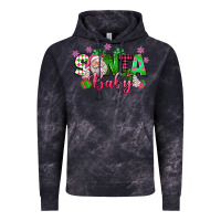 Cloud Black santa baby pink christmas Vintage Hoodie - texasbilliewilder