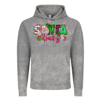 Cloud Rock santa baby pink christmas Vintage Hoodie - texasbilliewilder