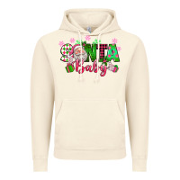 Vintage Artic santa baby pink christmas Vintage Hoodie - texasbilliewilder