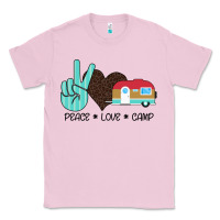 Bubblegum Pink Peace Love Camp Classic Tee - Bettercallsaul