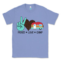 Colony Blue Peace Love Camp Classic Tee - Bettercallsaul