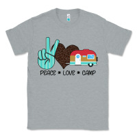 Heather Grey Peace Love Camp Classic Tee - Bettercallsaul