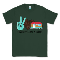Sports Green Peace Love Camp Classic Tee - Bettercallsaul