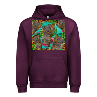 Mauve Wine koala tumbler Urban Hoodie - BarkalooDesign