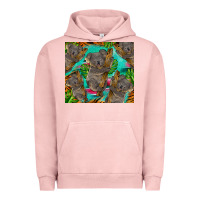 Pigment Salmon koala tumbler Urban Hoodie - BarkalooDesign