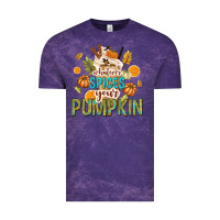 Cloud Purple Whatever Spices Your Pumpkin Vintage Tee - texasbilliewilder