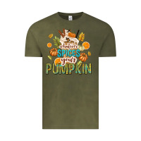 Vintage Olive Whatever Spices Your Pumpkin Vintage Tee - texasbilliewilder