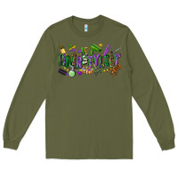 Army Green hairstylist mardi gras Long Sleeve Tee - CowGirlArtShop