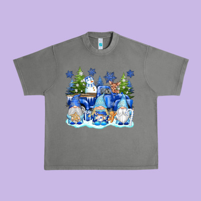 Snow Gnome Truck Urban Heavy Tee Designed By Texasbilliewilder