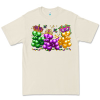Bone mardi gras bead dogs Premium Tee - LillyAllenDesigns