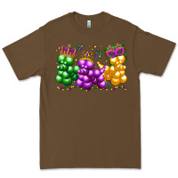 Cacao mardi gras bead dogs Premium Tee - LillyAllenDesigns