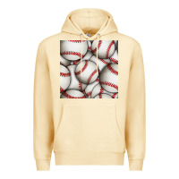 Pina Colada baseball seamless pattern Premium Hoodie - BundleAndBundleShop